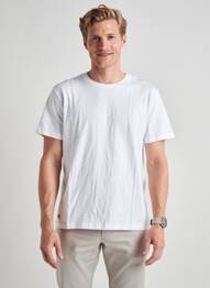 T-shirt coupe cintrée manches courtes blanc DAYTONA homme