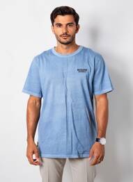 T-shirt stretch manches courtes bleu DAYTONA homme