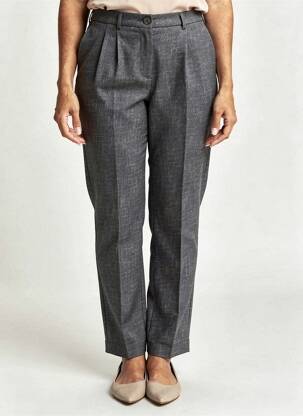 Pantalon slim taille haute taille haute noir JUMFIL femme