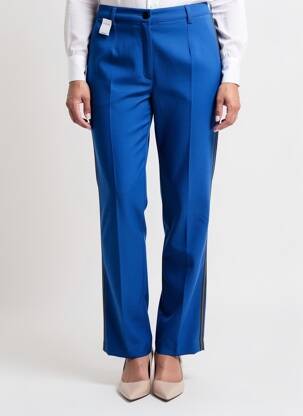 Pantalon slim taille élastique taille normale bleu JUMFIL femme