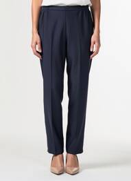 Pantalon slim taille élastique taille normale bleu C.MISSARO femme