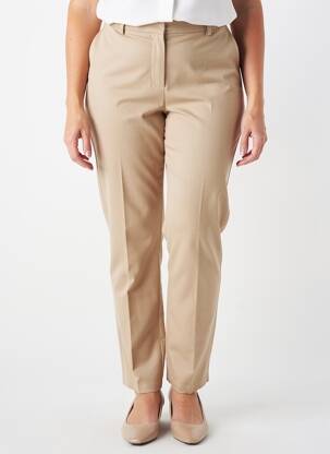 Pantalon slim taille normale taille normale beige JUMFIL femme