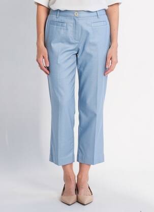 Pantacourt stretch taille normale bleu JUMFIL femme