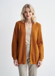 Gilet manches longues stretch orange VOODOO femme