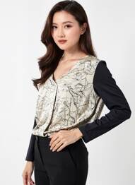 Top stretch manches longues noir VOODOO femme