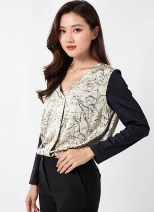 Top stretch manches longues noir VOODOO femme