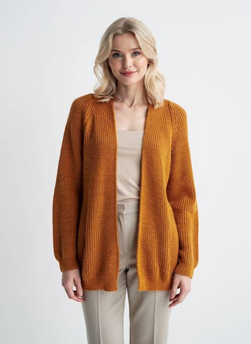 Gilet manches longues stretch orange VOODOO femme