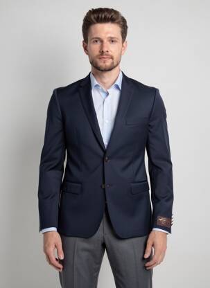 Blazer poches bleu VITALE BARBERIS CANONICO homme