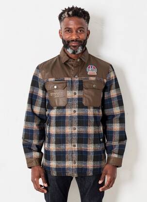 Veste casual coupe droite bleu DELAHAYE homme