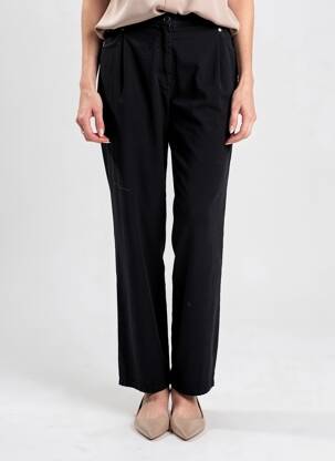 Pantalon droit stretch taille normale noir JUMFIL femme