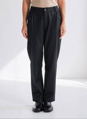 Pantalon droit stretch taille normale noir JUMFIL femme