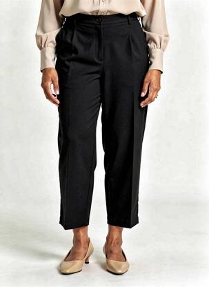 Pantalon 7/8 stretch taille normale noir JUMFIL femme