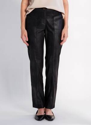 Pantalon slim stretch taille normale noir JUMFIL femme