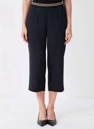 Pantalon droit stretch taille normale noir JUMFIL femme