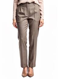 Pantalon slim stretch taille normale marron GUY DUBOUIS femme