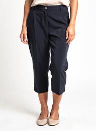 Pantacourt stretch taille normale bleu JUMFIL femme