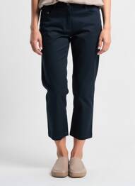 Pantacourt stretch taille normale bleu JUMFIL femme
