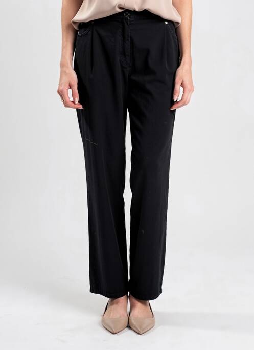 Pantalon droit stretch taille normale noir JUMFIL femme