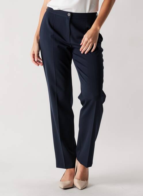 Pantalon slim taille élastique taille normale bleu JUMFIL femme