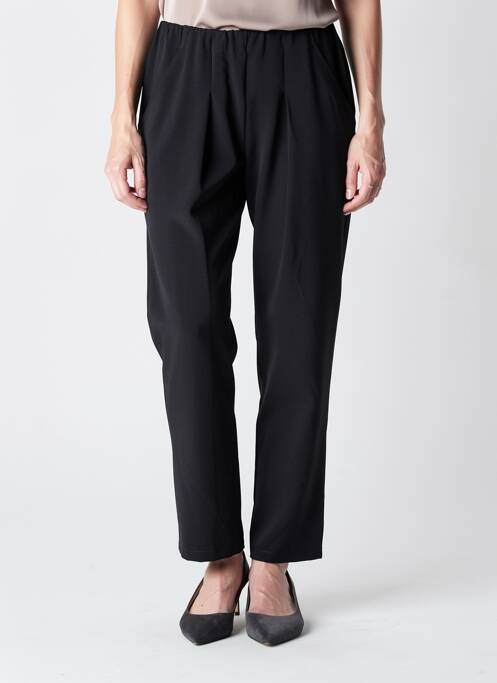 Pantalon slim taille élastique taille normale noir JUMFIL femme