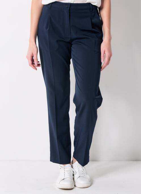 Pantalon slim taille normale taille normale bleu JUMFIL femme