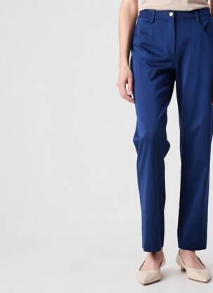 Pantalon slim stretch taille normale bleu JUMFIL femme