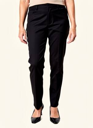 Pantalon slim taille normale taille normale noir BRUNO SAINT HILAIRE femme