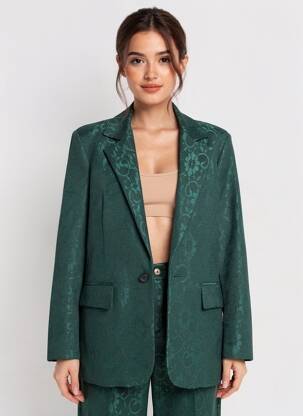 Blazer poches vert LUMINA femme