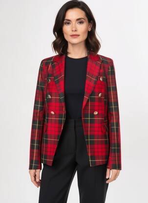 Blazer poches rouge CIVICO 1 femme