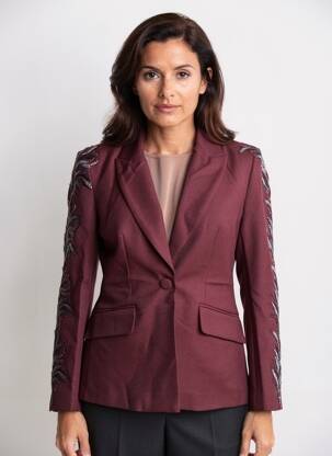 Blazer poches violet CIVICO 1 femme