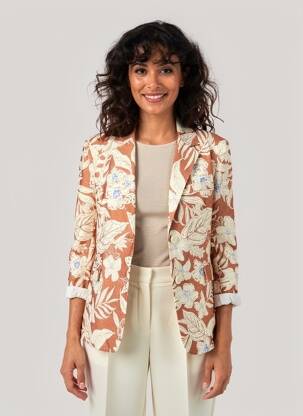 Blazer poches marron CIVICO 1 femme