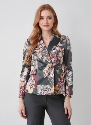 Blazer poches vert ANGELA DAVIS femme