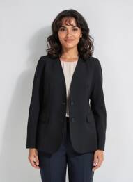 Blazer poches noir ANGELA DAVIS femme
