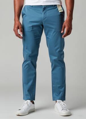 Pantalon chino stretch taille normale bleu DOCKERS homme