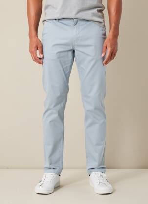 Pantalon chino stretch taille normale gris DOCKERS homme