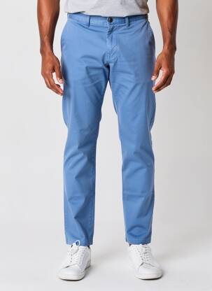 Pantalon chino stretch taille normale bleu FYNCH-HATTON homme