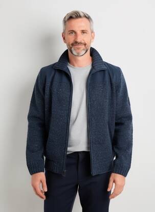 Veste casual resserrée sur le bas bleu FYNCH-HATTON homme