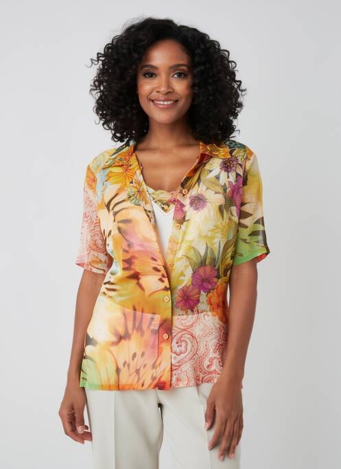 Twin-set fermeture boutonnée sur le devant orange SOMMERMANN femme