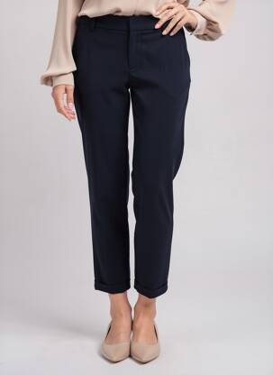Pantalon 7/8 taille élastique bleu VERO MODA femme