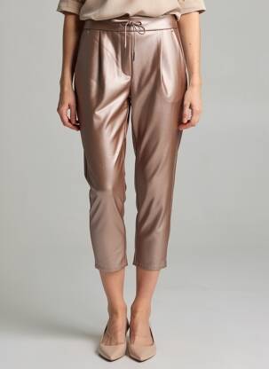 Pantalon 7/8 taille élastique rose VERO MODA femme