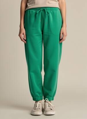 Jogging stretch taille normale vert PIECES femme