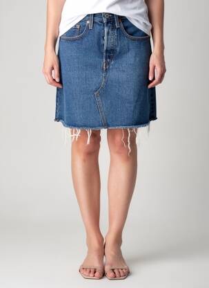 Jupe courte poches bleu LEVI'S femme