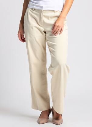 Pantalon chino taille normale taille normale beige VERO MODA femme