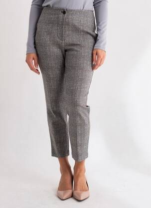 Pantalon 7/8 stretch taille normale gris BETTY BARCLAY femme