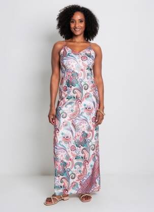 Robe de plage coupe cintrée blanc PINK PLANET femme