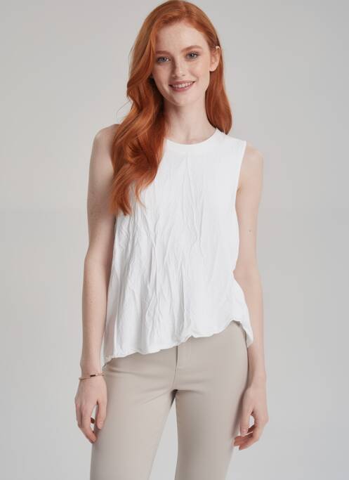 Débardeur coupe droite sans manche beige PRINCESSE TAM-TAM femme
