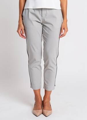Pantalon 7/8 stretch taille normale gris KANOPE femme