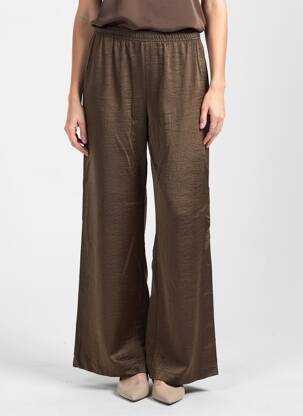 Pantalon large taille normale taille normale marron IMPERIAL femme