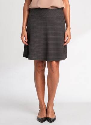 Jupe courte coupe droite noir STREET ONE femme
