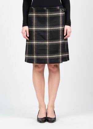 Jupe courte coupe droite noir STREET ONE femme